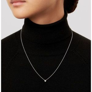 TIFFANY & CO. DIAMONDS BY THE YARD SINGLE DIAMOND PENDANT NECKLACE